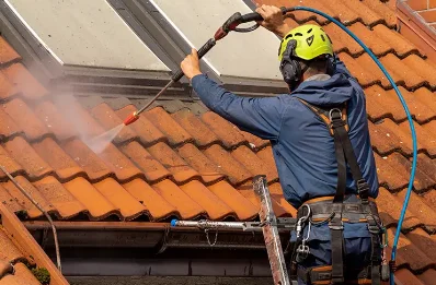 Démoussage et hydrofuge de toiture à Casterets